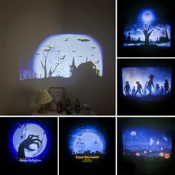 Lâmpada De Projeção De Halloween Para Festa, Decoração De Contexto, Atmosfera Night Light, Photo Props, Decoração De Halloween - Image 1