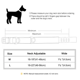 Coleira militar tática, Coleira de nylon ajustável, Durável para cães de médio e grande porte, Treinamento e caça de pastor alemão - Image 6