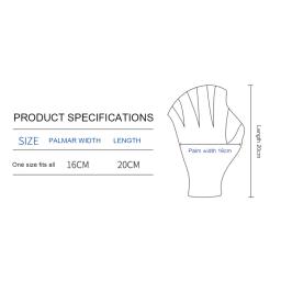 Luvas De Webbed De Dedo De Treinamento De Natação, Mergulho De Mão Flippers, Resistência Fit Paddle, Esportes Aquáticos - Image 4