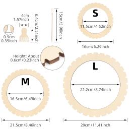 Kit de máquina de tecelagem de fios de madeira Mini tear Tecelagem Circular Artesanato DIY Iniciante Tecelagem Ferramentas Entusiasta de Tecelagem - Image 2