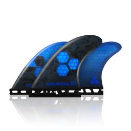 AQUBONA Fibra de vidro Honeycomb Prancha Fin Thruster Surf Fin ou Quad Set Single Tab ou Dual Tab S/M/L Tamanho com chave e parafusos - Image 3