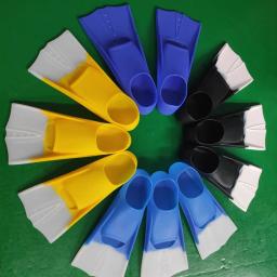 Nadadeiras de mergulho e natação de silicone, Nadadeiras duplas para adultos, Equipamento aquático, Novo design - Image 1
