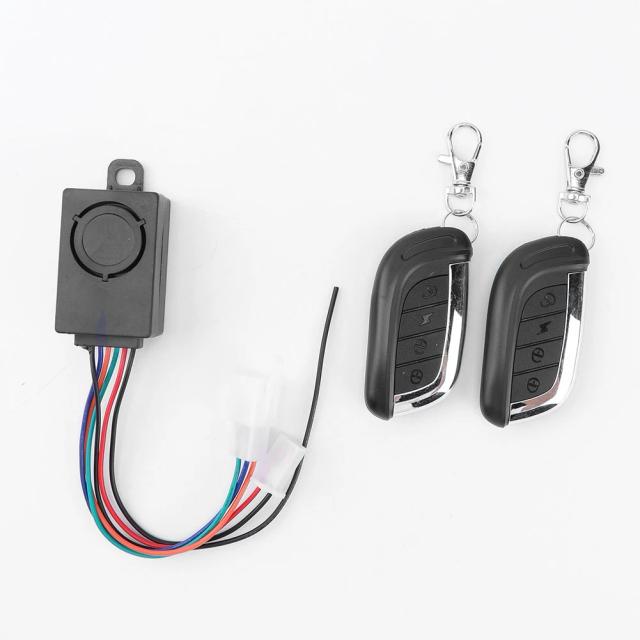 Dispositivo Anti-Roubo para E-Bikes e Scooters Elétricas com Alarme Remoto de 125dB - Compatível com 36-72V