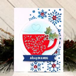 Natal estêncil com Copa Forma Gravado Corte Morre, Faca Mold para DIY Scrapbooking, Photo Album Embossing Carimbo, Artesanato Decorativo - Image 4