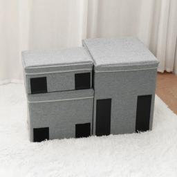 Escada dobrável com caixa de armazenamento, almofadas antiderrapantes, camas altas rampa para cães, escada do filhote de cachorro, 3 degraus escadas para interior e exterior - Image 6
