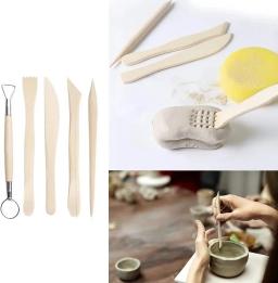 25 pçs arte diy ferramenta de argila porcelana fria moldes de argila de polímero escultura ferramentas artesanais para escova modelagem cerâmica & cerâmica - Image 5