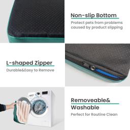 Colchão lavável para animais com zíper, Cama para cães, Almofada para dormir, Almofada para cães pequenos e médios, Removível - Image 5