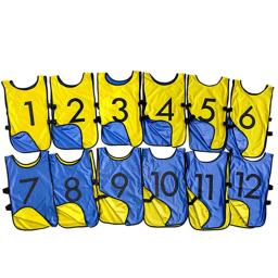 Alta qualidade reversível numeração colete de futebol colete de treinamento equipe de futebol jerseys esportes da equipe de futebol colete esportivo - Image 2