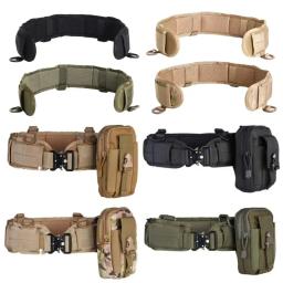 Cinto de batalha tático para homens Caça e Tiro Uso Set Inner cintura Tool Bag com telefone e telefone Bag - Image 1