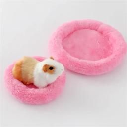 Tapete De Ninho De Hamster De Algodão Quente, Pequeno Ninho De Animais De Estimação, Gaiola Porco-da-Guiné, Dragão, Coelho, Porco - Image 4