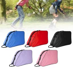Saco de skate de rolo saco de patinação no gelo durável saco de transporte sapatos de patinação saco para patins de figura para mulheres homens acessórios de skate - Image 1