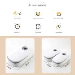 Alimentador automático para animais de estimação, 2 refeições, dispensador inteligente de comida para gatos, para alimentos úmidos e secos, acessórios, alimentador automático - Image 4
