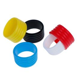 Aperto De Raquete De Tênis De Borracha, Banda Anel De Vedação, Fixo Stretchy Acessórios Esportivos, Punho Fixo, 4Pcs - Image 2
