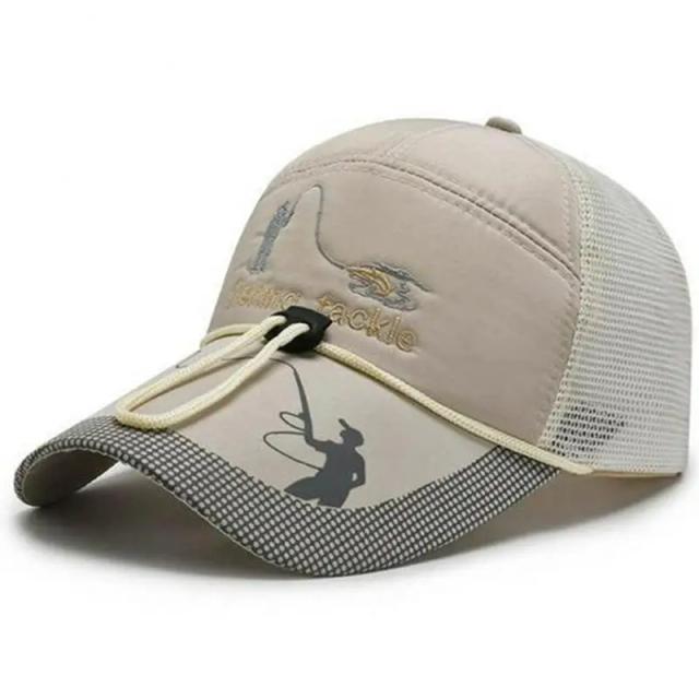 Chapéus Respiráveis e Ajustáveis para Pesca e Montanhismo - Estilo Hip Hop e Bonés de Beisebol Monocromáticos para Atividades ao Ar Livre