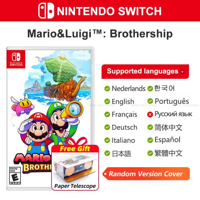 Mario & Luigi: Brothership Nintendo Switch Cartucho de Jogo Físico