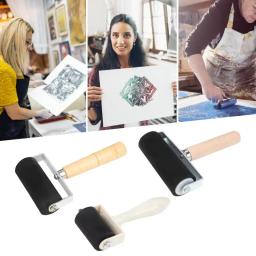 Rolo De Borracha Profissional Para Pintura A Tinta E Impressão, Ferramenta De Estampagem, Arte Artesanato Suprimentos, Projetos - Image 3