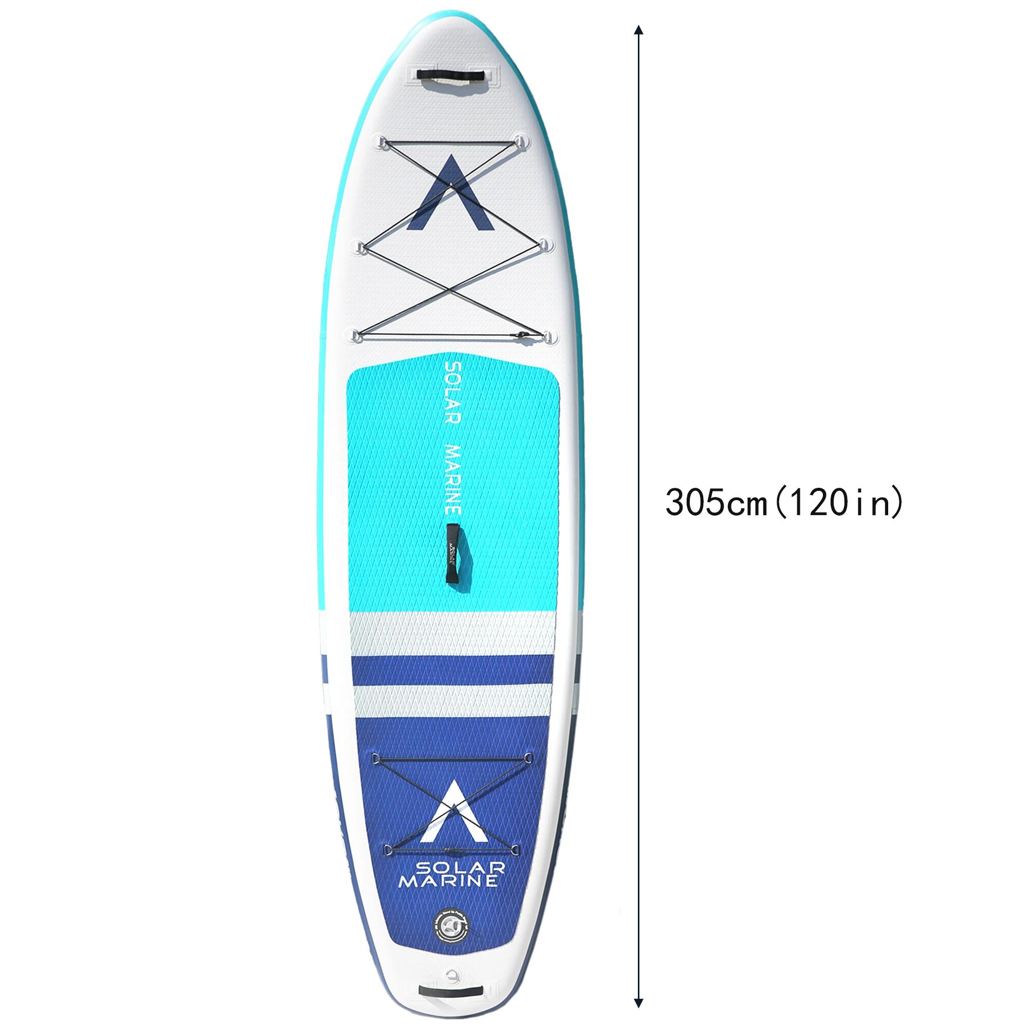 MARINHO SOLAR-Inflável Stand Up Paddle Board, Premium SUP Acessórios, Ampla Posição, Controle de Surf, Antiderrapante, Deck Lea, 11 ", 6" - Image 1