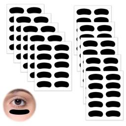 Black Baseball Eye Stickers para adultos e crianças, sob os olhos, tiras de futebol, esportes, respirável, meninas, meninos, 100pcs - Image 2