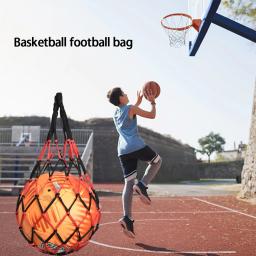 Sports Ball Holder para Basquete, Self Trainer, Net Bag, Sports Mesh, Voleibol, Futebol, Futebol, Juventude - Image 3