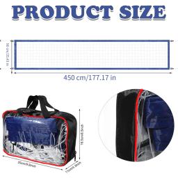 Rede de vôlei para piscina, portátil, jogo de vôlei aquático, brinquedo ajustável, equipamento esportivo para tênis, praia, festa, família, crianças - Image 4
