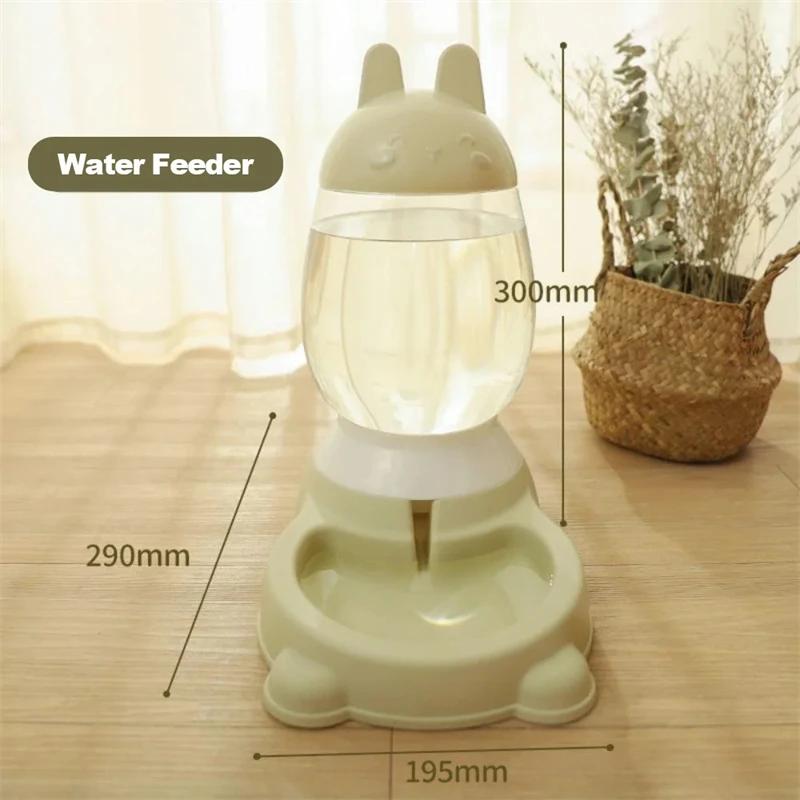 Dispensador automático da água do alimentador do animal de estimação, Alimentador de alimentos de grande capacidade para gato e cachorro - Image 1