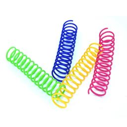 Primavera de plástico colorido salto para animais de estimação, brinquedo divertido, leve e durável, gatos e cães - Image 3
