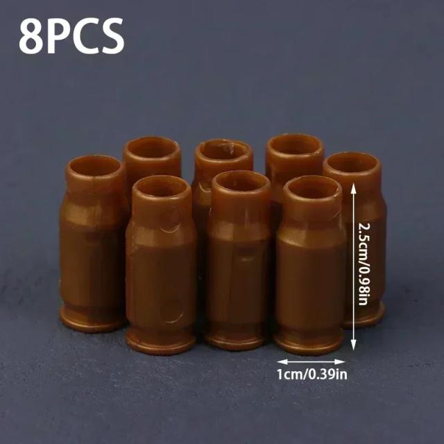 TISNERF Balas de Espuma Macia 100un + 32 Conchas para Pistola de Brinquedo Glock Colt