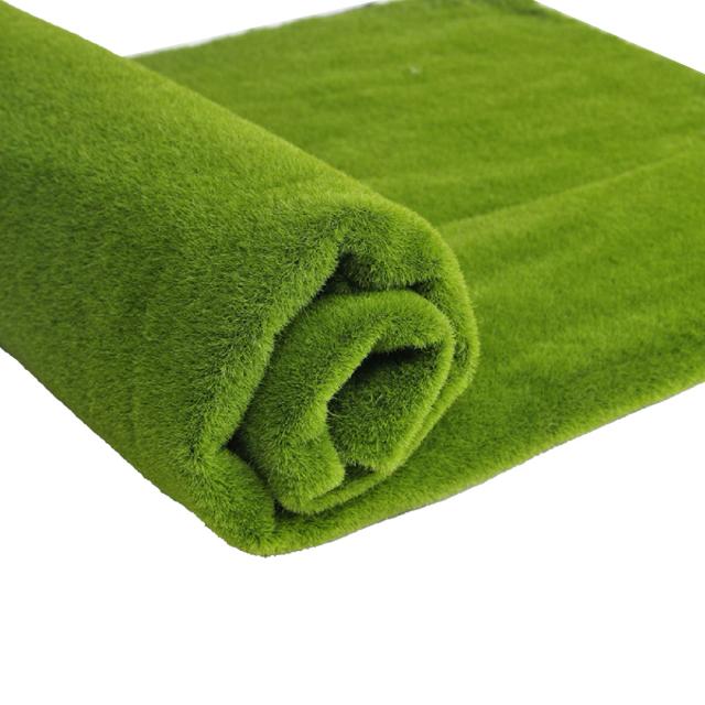 Grama de Musgo Falso Verde 100cm x 100cm para Decoração de Parede, Casa e Casamentos - Folha de Musgo Artificial para Micro Paisagens