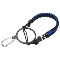 Alça paracord para garrafa água durável com mosquetão para atividades ar livre - Image 4