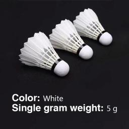 King White Goose Feather Badminton Peteca, Bola Durável, Treinamento Esportivo, Velocidade 76, 77, 1Pc - Image 6