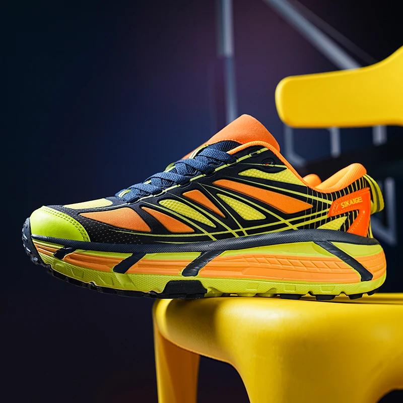 Tênis de corrida de maratona profissional masculino, tênis atlético leve, esportes de almofada, tênis ao ar livre, casual, marca - Image 1