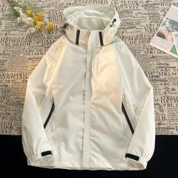 Casaco impermeável e à prova de vento para homens, casaco para escalada, camping, chuva, roupas grandes, quebra-vento masculino, outono, primavera - Image 6