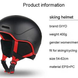 Unisex super leve capacete de esqui portátil, veludo ABS branco, proteção de segurança para a cabeça, integrado, quente, equitação, inverno, 2024 - Image 2