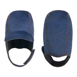 Touca térmica natação, neoprene, capuz mergulho, 2mm, gorro ajustável, mergulho, arnês para homens mulheres - Image 5