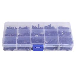 Soquete Cabeça Chata Parafuso Kit, Grau Preto 10,9 Porcas Sextavadas, Parafusos Esescareados, Conjunto De Variedade, M2, M2.5, M3, DIN7991, 200, 340, 360 Pcs - Image 6