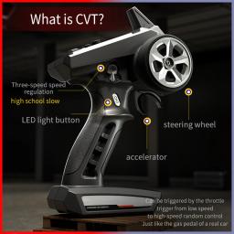 Carro rc off road 4x4 de alta velocidade 70 km/h carro de controle remoto com farol led sem escova 4wd 1/16 monster truck brinquedos para meninos presente - Image 6