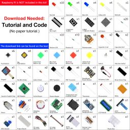 Freenove-rfid starter kit for raspberry pi, 5, 4, b, 3, b + 400, 541 page Tutorial, Python, C, Java Scratch, 204 Itens, 97 projetos - Image 2