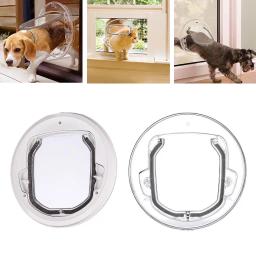 Porta de segurança para portas de vidro deslizantes, portão de janela com trava de 4 maneiras, gatinho, filhote de cachorro, cachorrinho, suprimentos para animais de estimação, porta com aba para cães e gatos - Image 6
