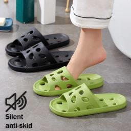 Chinelos de queijo antiderrapante para banheiro, Praia com vazamento de água Flip Flop, Sapatos aquáticos de piscina, Casa, Queijo, Peso leve - Image 6
