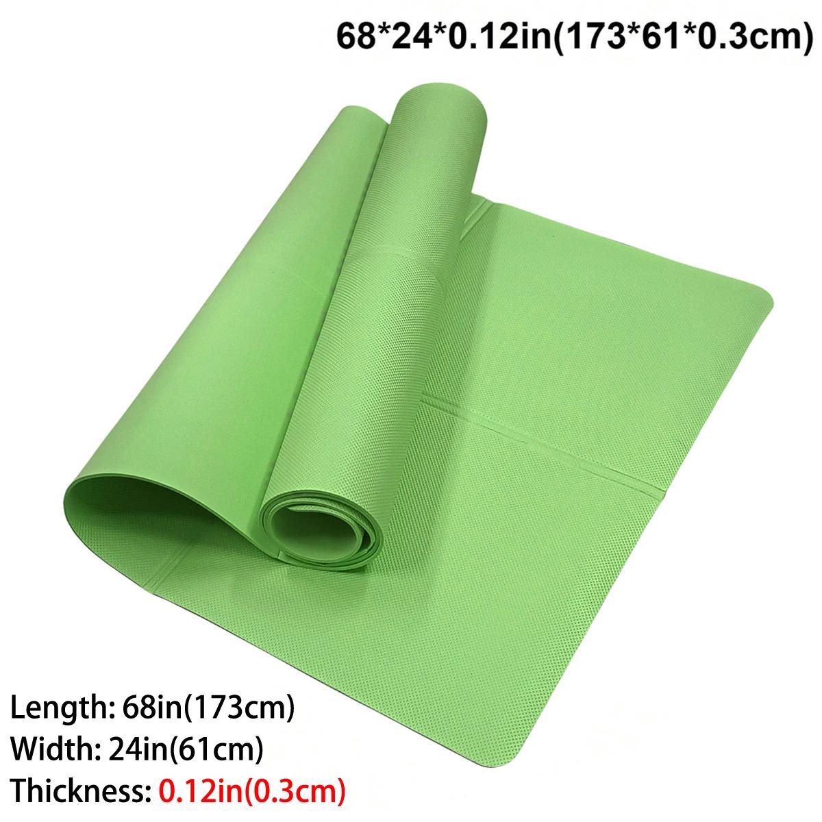 Tapete de ioga dobrável, ecológico, eva, dobrável, para viagem, fitness, exercício, 3mm/4mm de espessura para ioga, pilates e treinos de chão