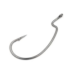 Gancho de pesca de aço de alto carbono, farpas circulares, manivela para isca de minhoca macia, anzol curvo, ferramentas de haste curva de pesca offshore - Image 5