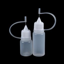 Garrafa plástica portátil, aplicador de cola, ponta de agulha reutilizável, ferramenta de papel artesanal, Scrapbooking DIY, 5 ml, 10 ml, 20 ml, 30 ml, 50 ml, 100ml, 5pcs - Image 3