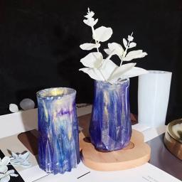 Molde De Resina Epóxi De Cristal Para Vaso De DIY, Vaso De Flores, Molde De Silicone, Artesanato Artesanal, Decorações Para Casa, Ferramentas De Fundição, 1PC - Image 6