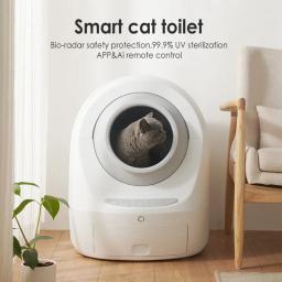 Inteligente Automatic Cat Litter Box com App Large Pets Supplies Cats Litter Box Self Cleaning Pet Toilet Alta Qualidade 2023 Novo - Image 2