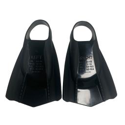 Barbatanas de treinamento de natação profissional adulto confortável silicone barbatana de energia de natação design esquerdo-direito nadadeiras de lâmina curta - Image 2