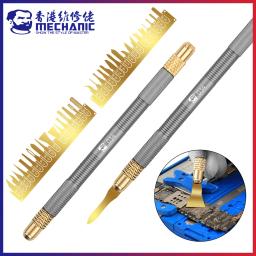 Mecânico Non-Slip Kit Metal Bisturi, Faca Cortador, Gravura Artesanato, Escultura Facas, 34 Lâminas, Phone PCB Stencil Repair, Hand Tool, 034 - Image 1