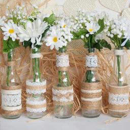 Handmade Natural Juta Burlap Lace Rolls, decoração de casamento, rolo de laço vintage, fita de embrulho, 14 estilos, 2 metros - Image 3
