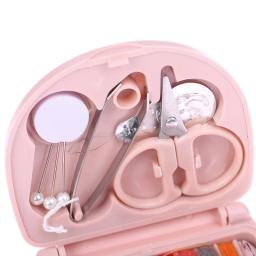 Mini Kits de Costura Portáteis para Trabalho Manual, Ferramentas De Costura, Kits, Tesoura, Botões, Pins, Caixa De Costura, Armazenamento, 1 Conjunto, Acessórios - Image 6