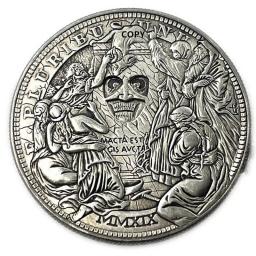 Moeda do desafio do mecanismo móvel, arte surpreendente, mudando a cara, Hobo Nickel, Morgan Dollar, presente criativo - Image 5