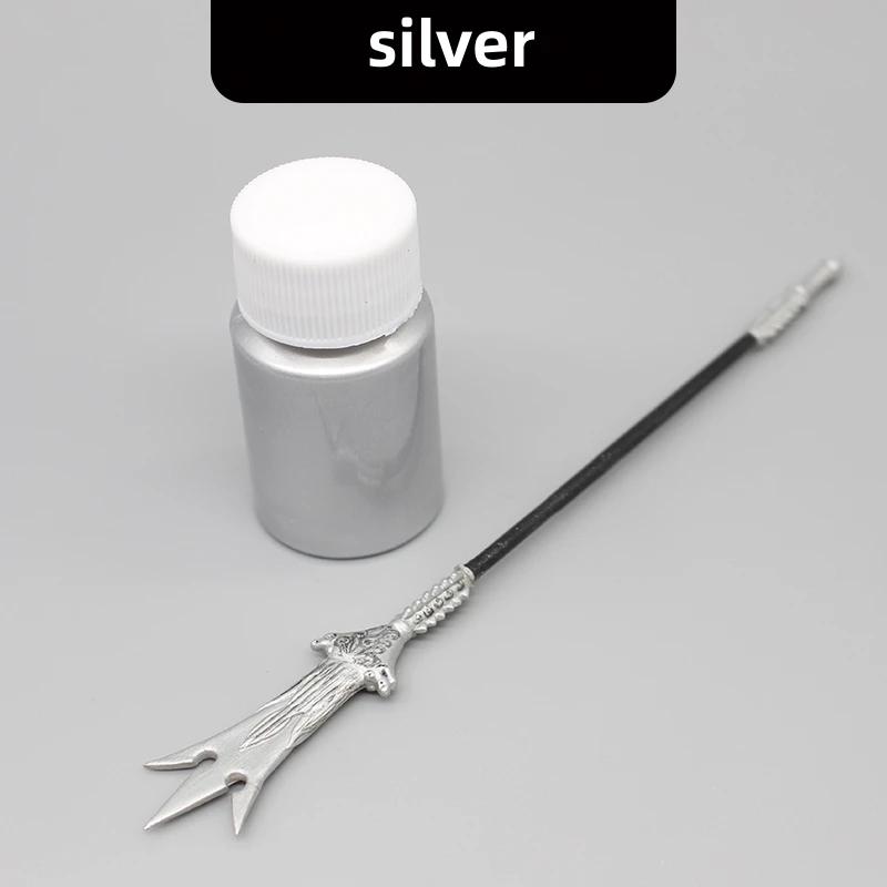 Tinta acrílica metálica para pintura de parede, boneca argila ultra leve, ouro, prata, cobre, cor, impermeável, modelo de mão, artesanato, coloração, bricolage, 20g - Image 1